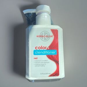 Keracolor Color Plus Clenditioner Red 12 fl oz Color Depositing Conditioner